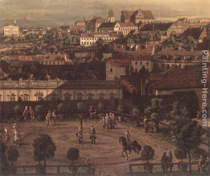 View of Warsaw from the Royal Palace (detail) painting - Bernardo Bellotto View of Warsaw from the Royal Palace (detail) art painting